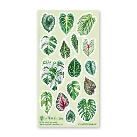 3 for $15 - Gorgeous Greens - 1 Plant Sticker Sheet - NEW in Packaging - Picture 2 of 3